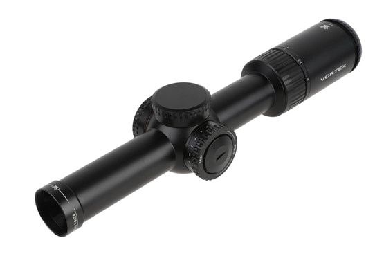 Vortex Viper PST Gen II MRAD reticle SFP rifle scope, black.